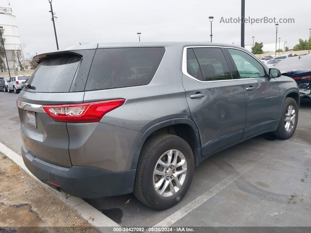 2020 Chevrolet Traverse Fwd Ls Gray vin: 1GNERFKW1LJ115194