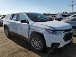 2020 Chevrolet Traverse Ls White vin: 1GNERFKW1LJ236680