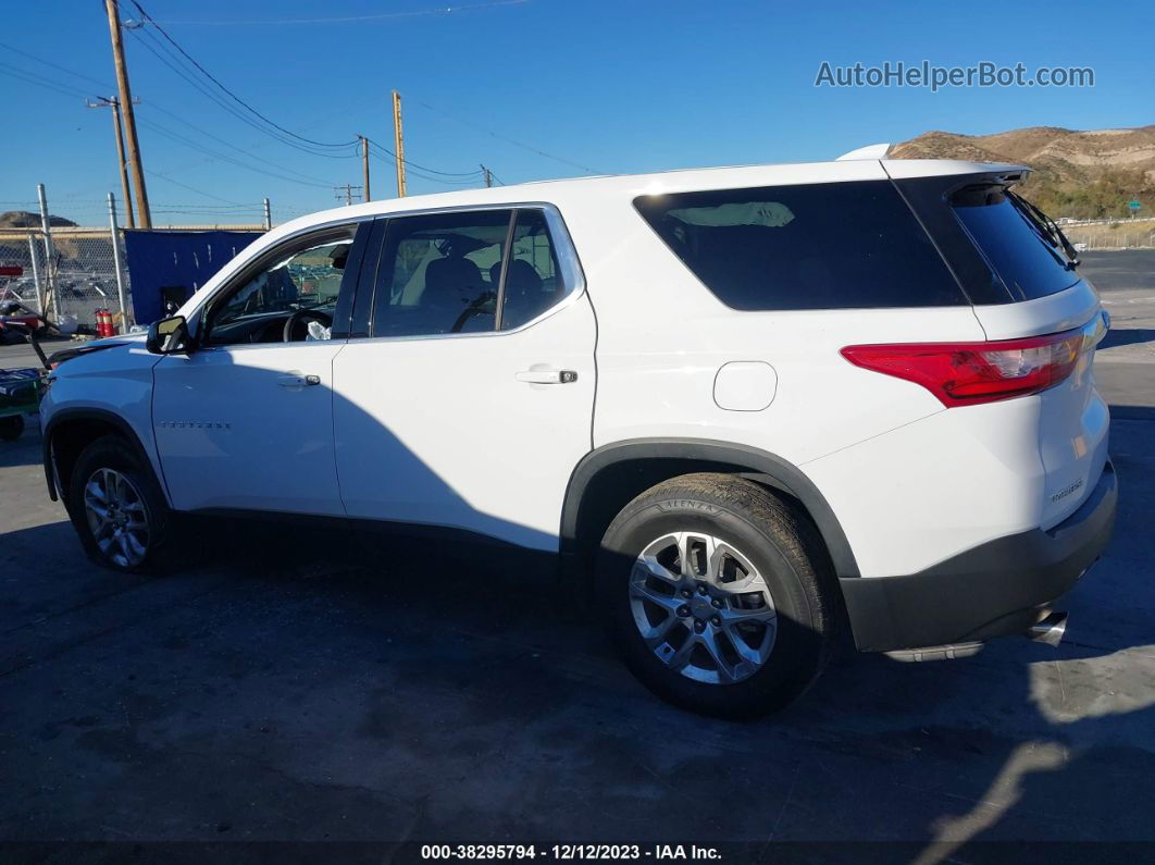 2020 Chevrolet Traverse Fwd Ls White vin: 1GNERFKW1LJ240583