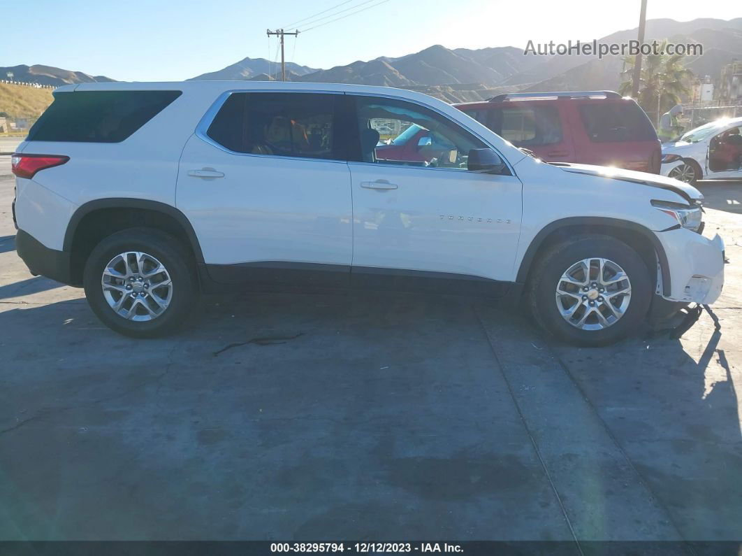 2020 Chevrolet Traverse Fwd Ls White vin: 1GNERFKW1LJ240583