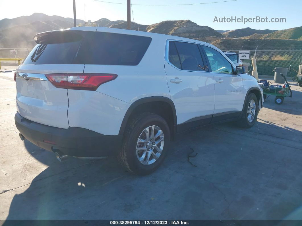 2020 Chevrolet Traverse Fwd Ls White vin: 1GNERFKW1LJ240583