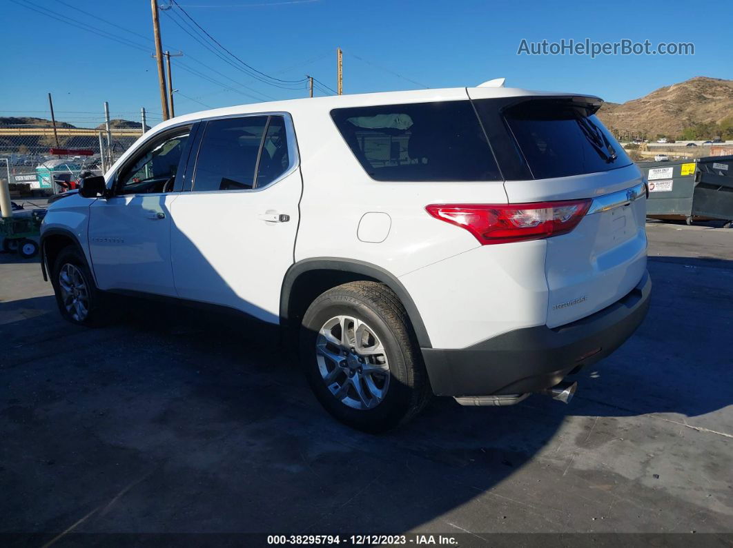 2020 Chevrolet Traverse Fwd Ls White vin: 1GNERFKW1LJ240583