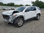 2020 Chevrolet Traverse Ls White vin: 1GNERFKW1LJ280632