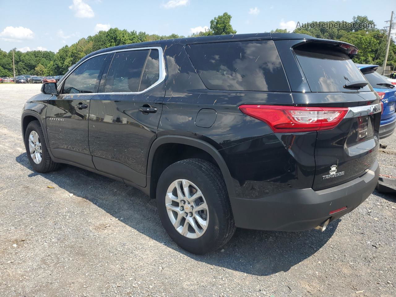 2020 Chevrolet Traverse Ls Черный vin: 1GNERFKW2LJ206975