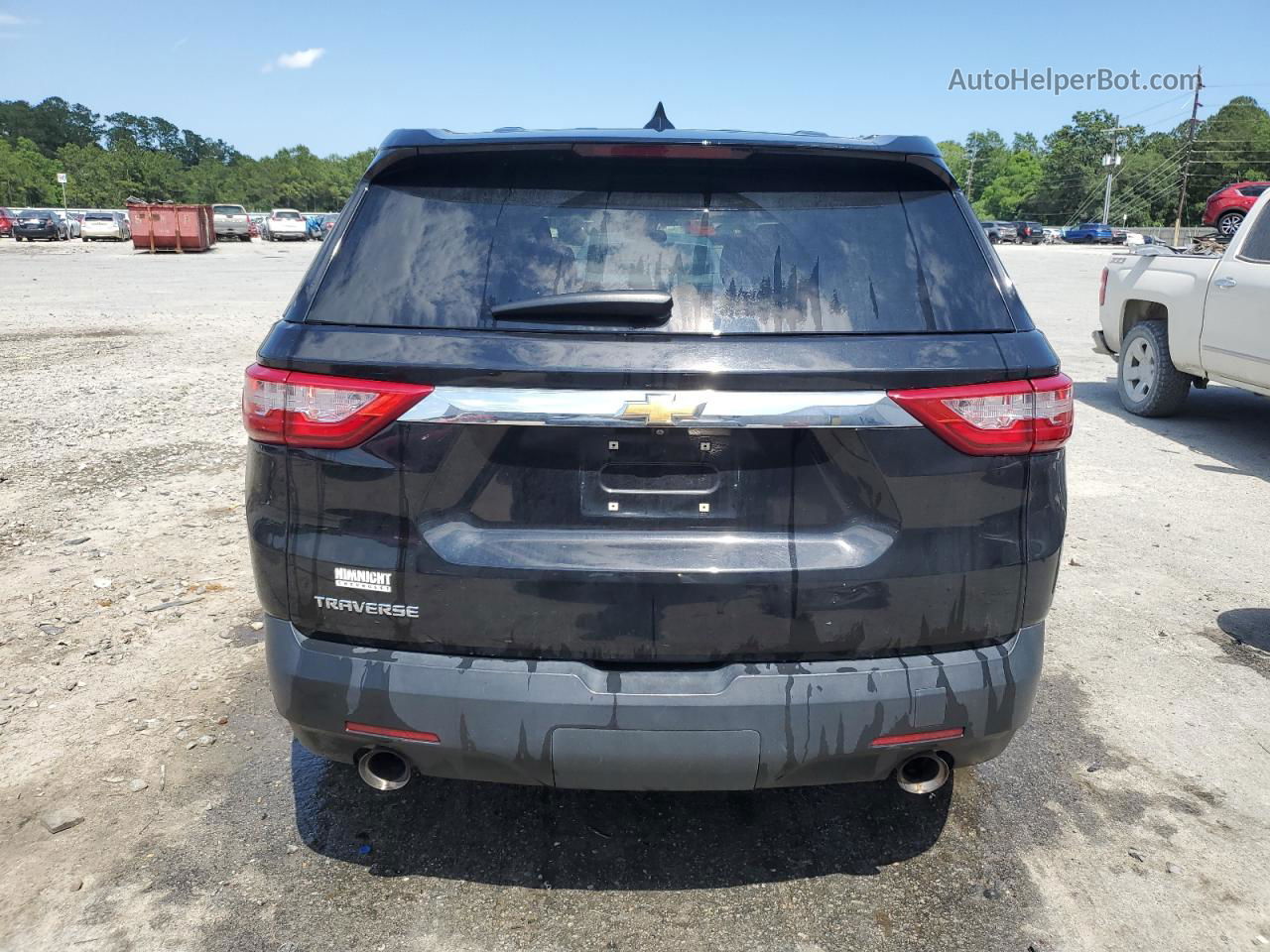 2020 Chevrolet Traverse Ls Black vin: 1GNERFKW2LJ267453