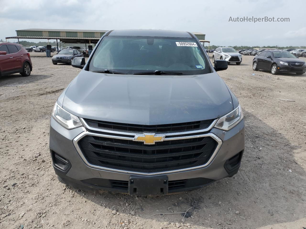 2020 Chevrolet Traverse Ls Gray vin: 1GNERFKW3LJ102043