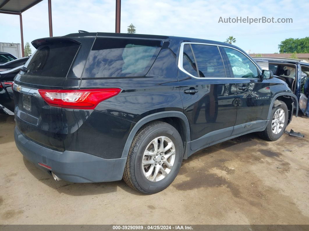 2020 Chevrolet Traverse Fwd Ls Black vin: 1GNERFKW3LJ134894