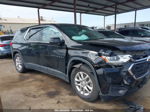 2020 Chevrolet Traverse Fwd Ls Black vin: 1GNERFKW3LJ134894