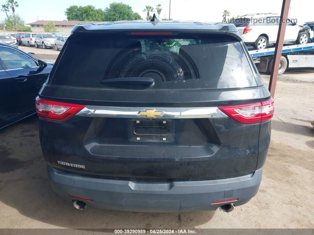 2020 Chevrolet Traverse Fwd Ls Black vin: 1GNERFKW3LJ134894