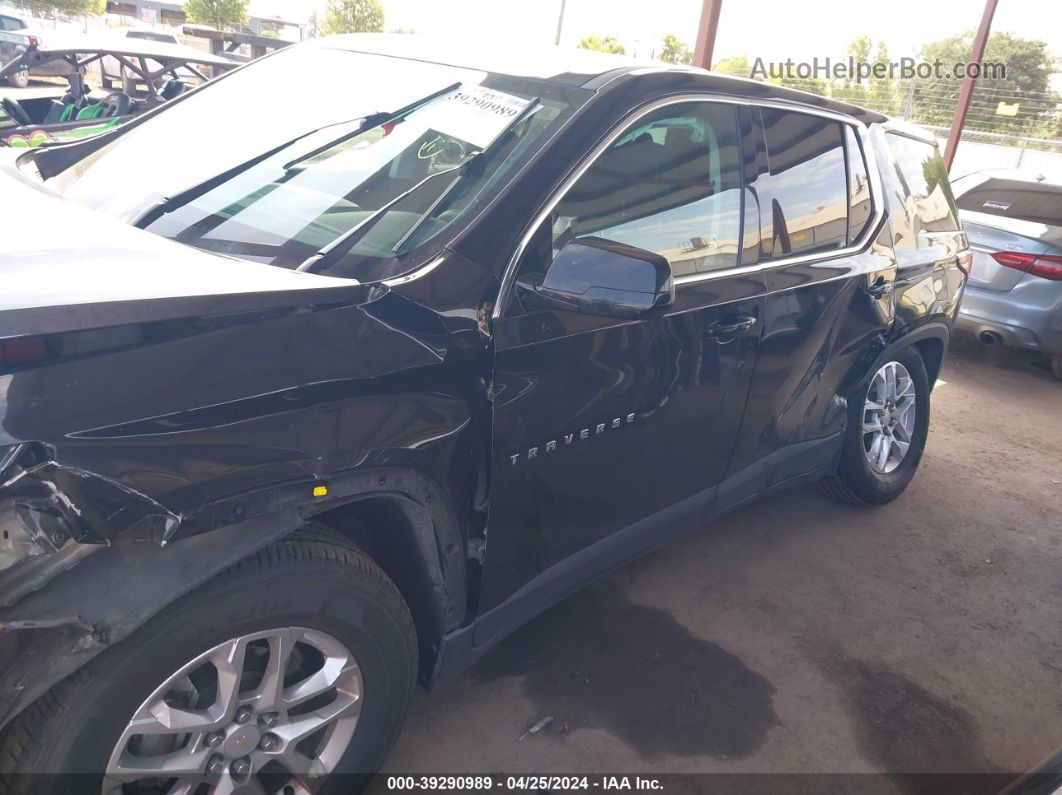 2020 Chevrolet Traverse Fwd Ls Black vin: 1GNERFKW3LJ134894