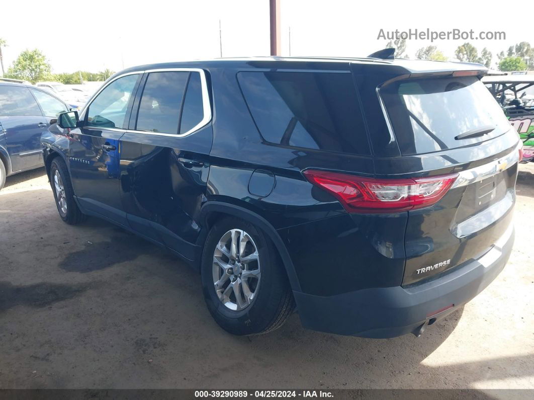 2020 Chevrolet Traverse Fwd Ls Black vin: 1GNERFKW3LJ134894