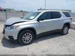 2020 Chevrolet Traverse Fwd Ls Silver vin: 1GNERFKW3LJ268918