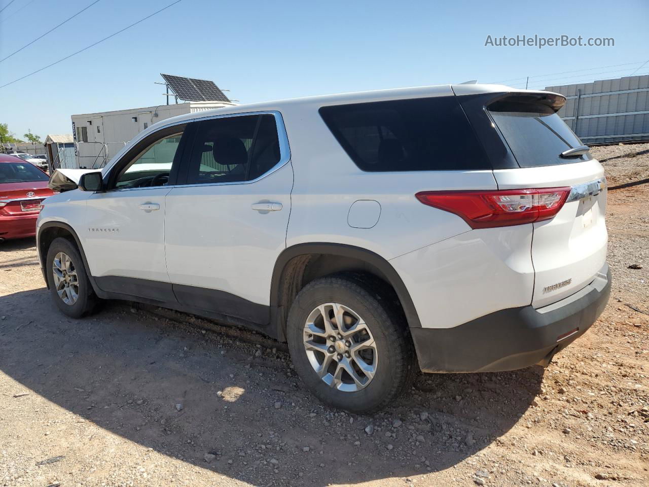 2020 Chevrolet Traverse Ls Белый vin: 1GNERFKW4LJ183571