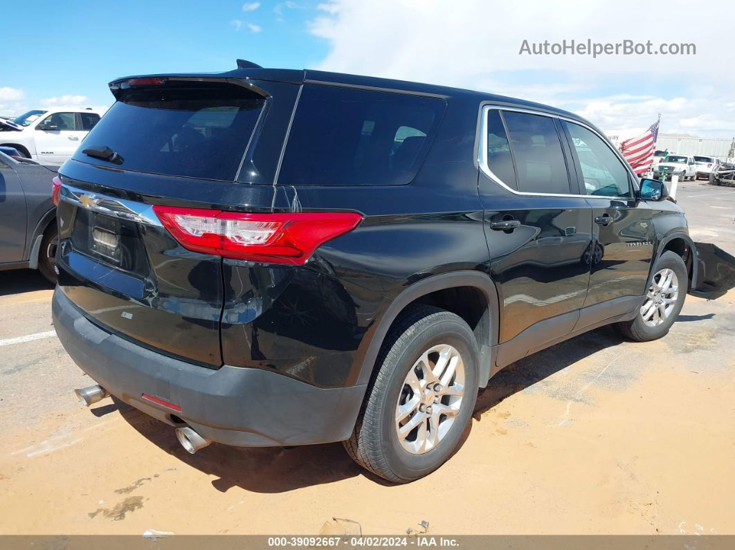 2020 Chevrolet Traverse Fwd Ls Black vin: 1GNERFKW4LJ268250