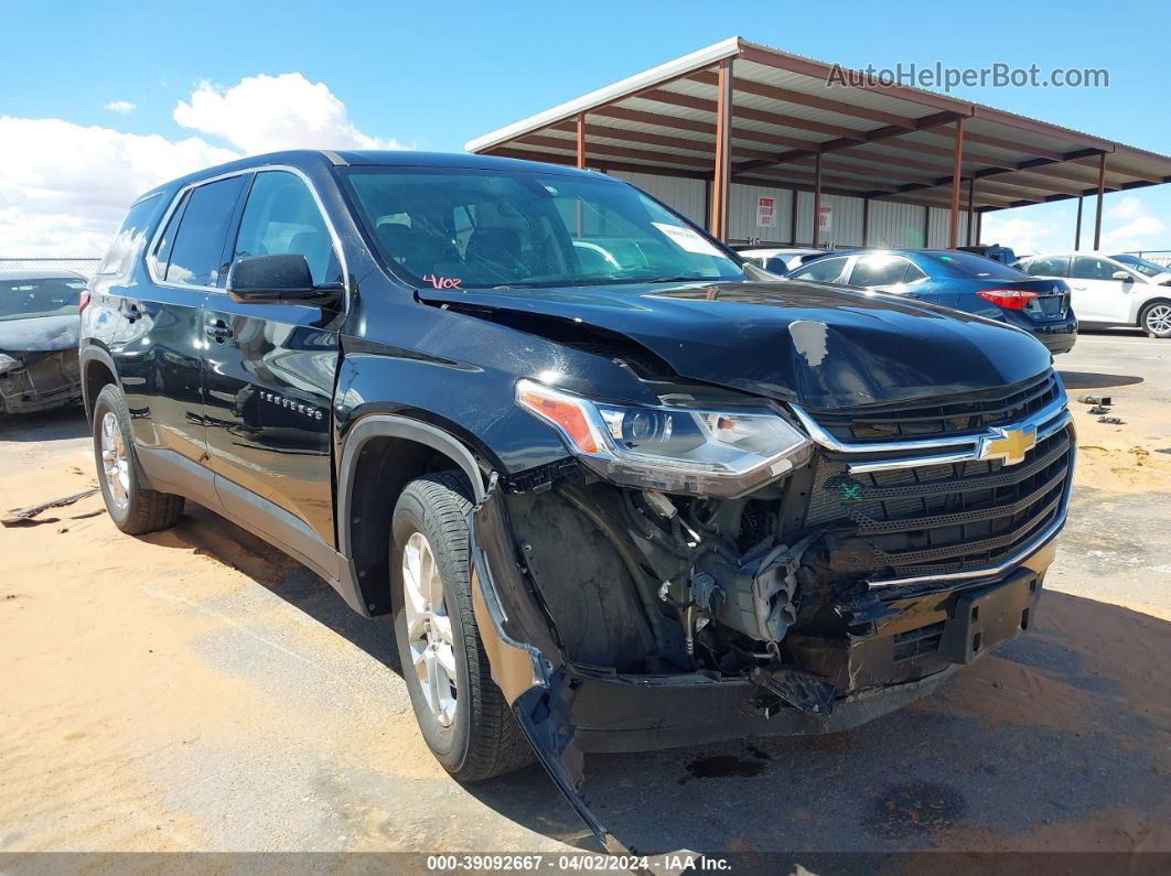 2020 Chevrolet Traverse Fwd Ls Black vin: 1GNERFKW4LJ268250