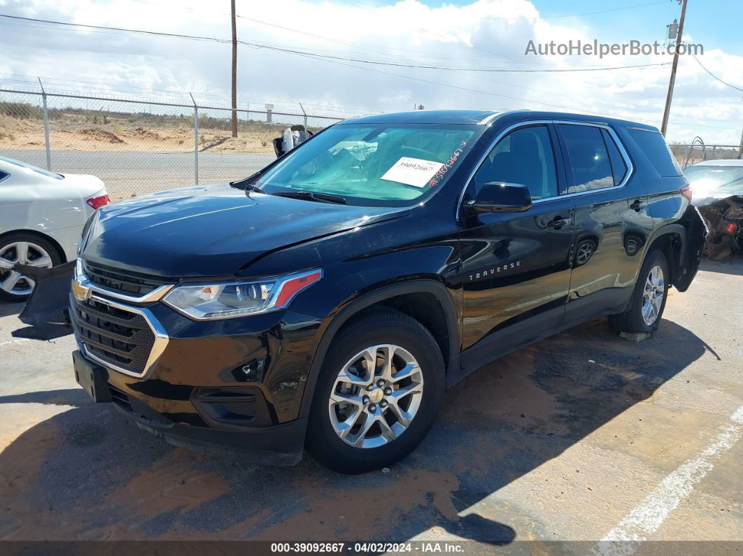 2020 Chevrolet Traverse Fwd Ls Black vin: 1GNERFKW4LJ268250