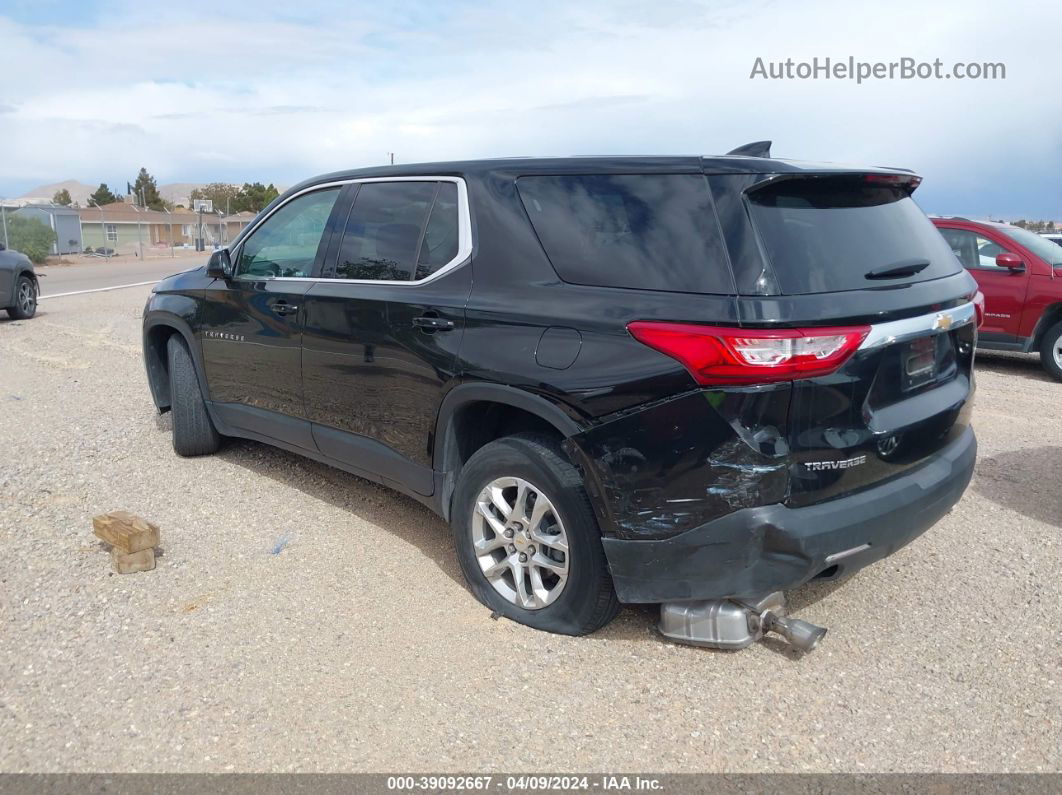 2020 Chevrolet Traverse Fwd Ls Black vin: 1GNERFKW4LJ268250