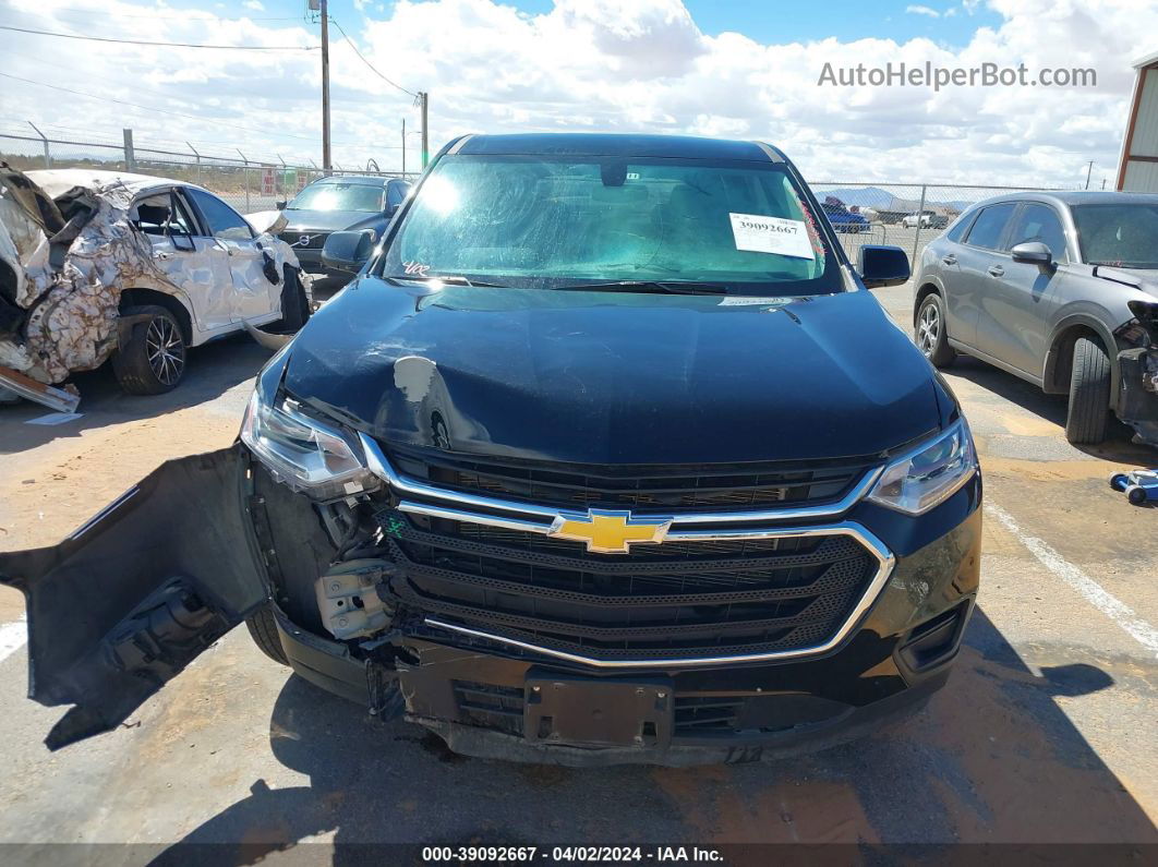 2020 Chevrolet Traverse Fwd Ls Black vin: 1GNERFKW4LJ268250