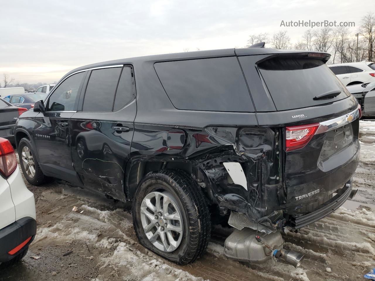 2020 Chevrolet Traverse Ls Black vin: 1GNERFKW5LJ114212