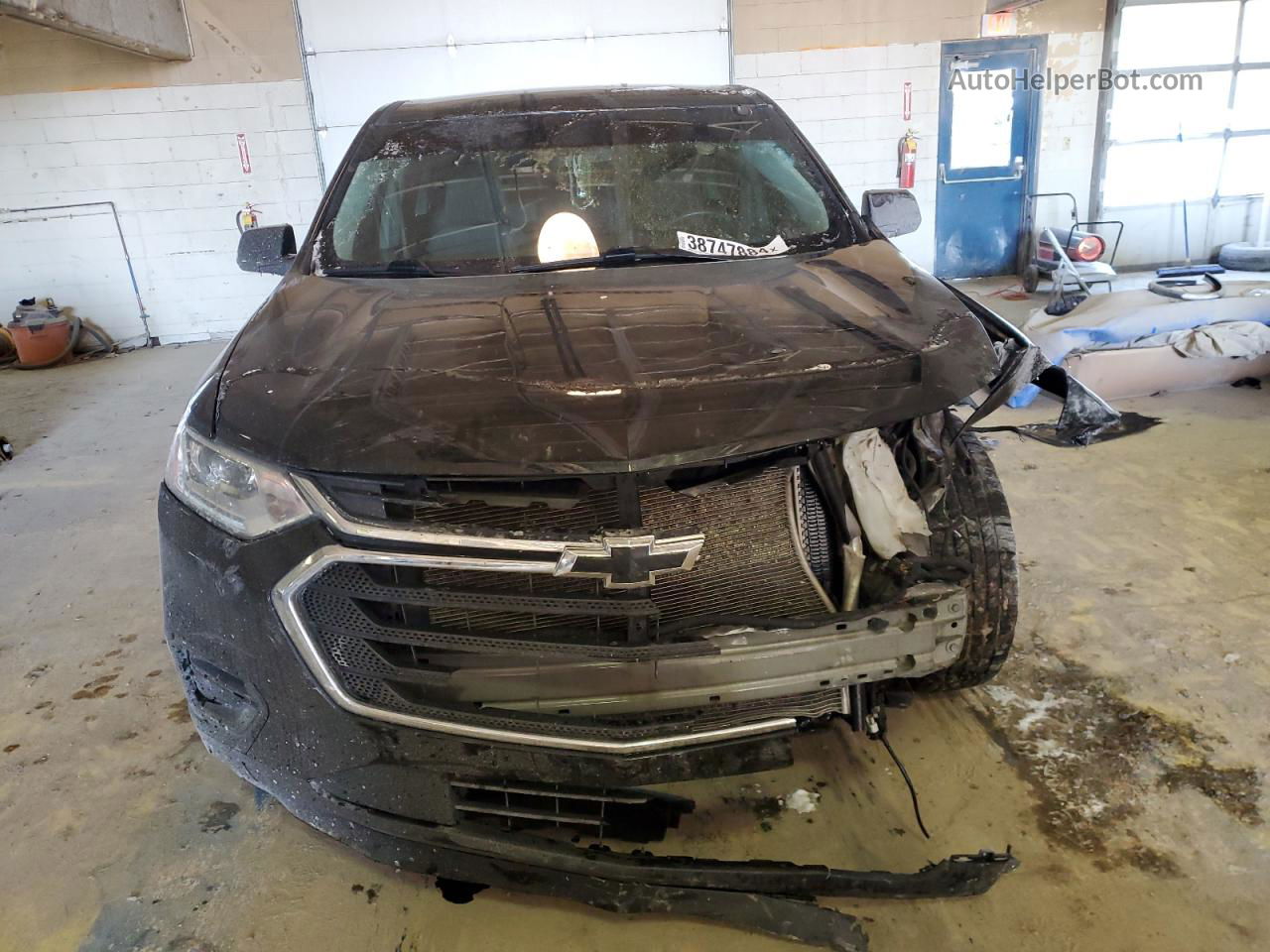 2020 Chevrolet Traverse Ls Black vin: 1GNERFKW5LJ262070