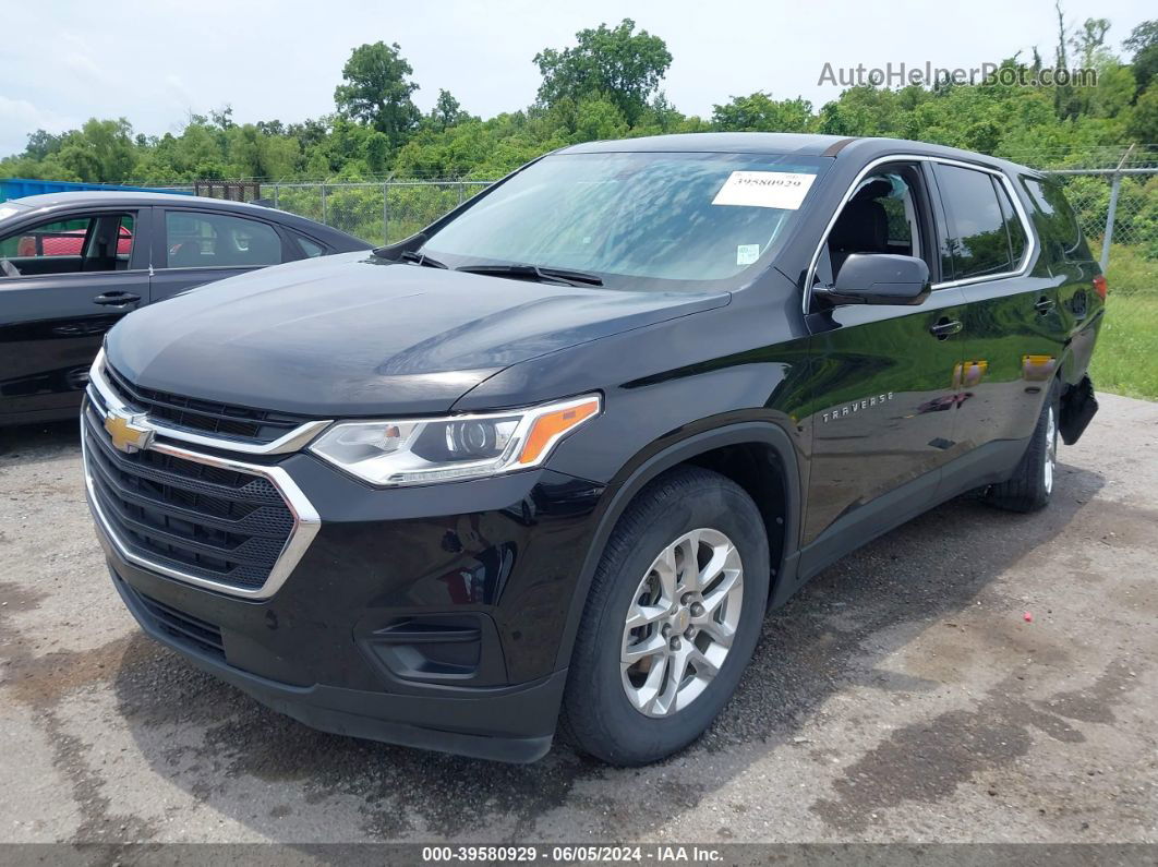 2020 Chevrolet Traverse Fwd Ls Black vin: 1GNERFKW5LJ313888