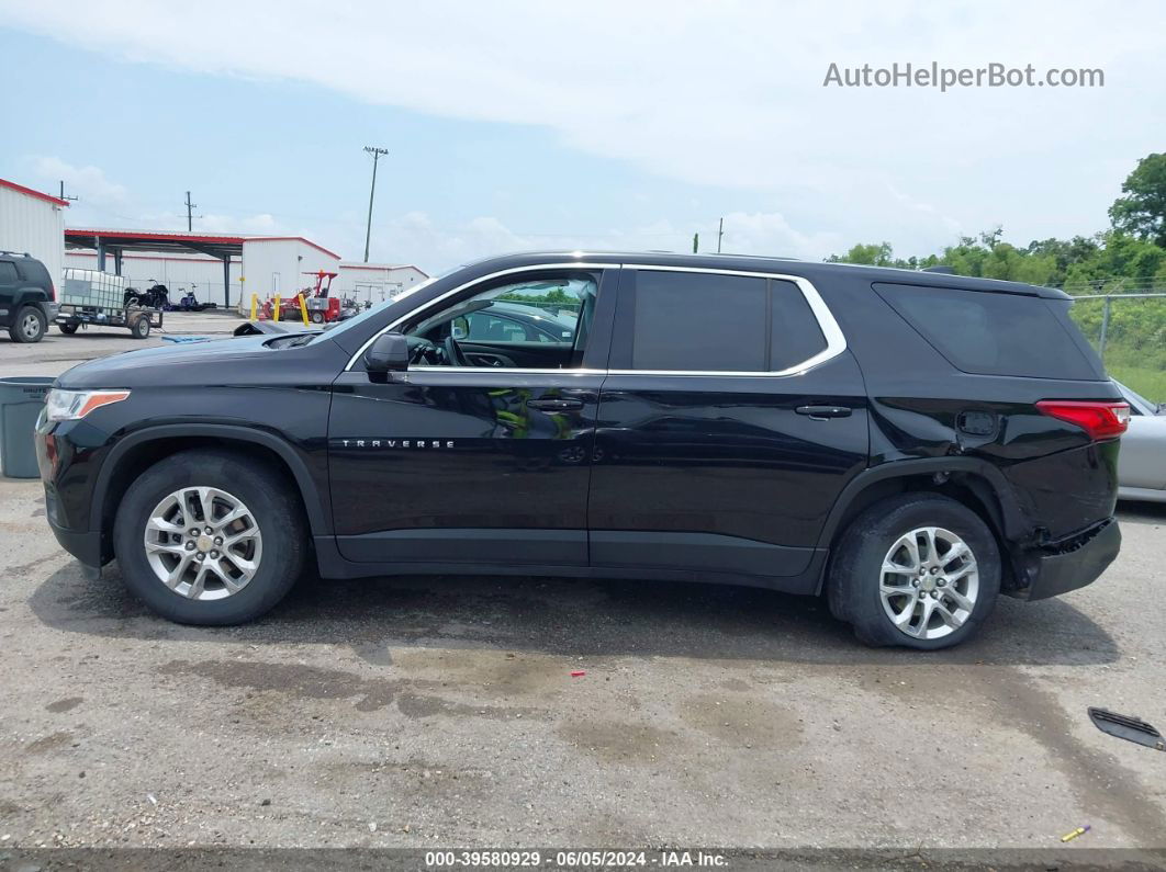 2020 Chevrolet Traverse Fwd Ls Black vin: 1GNERFKW5LJ313888