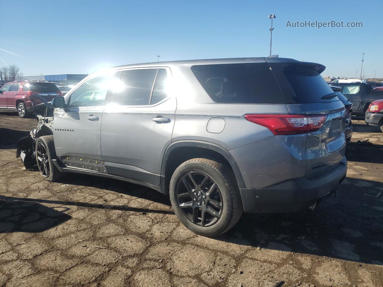 2020 Chevrolet Traverse Ls Gray vin: 1GNERFKW6LJ234908