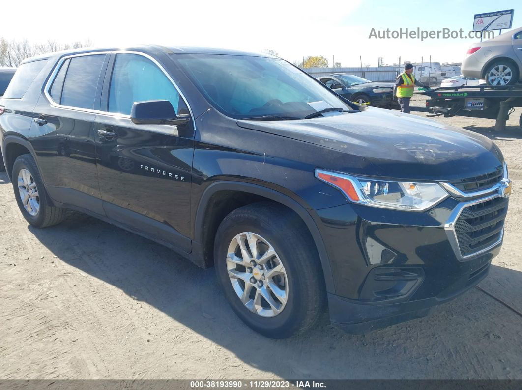 2020 Chevrolet Traverse Fwd Ls Black vin: 1GNERFKW6LJ283543