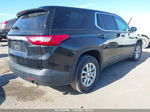 2020 Chevrolet Traverse Fwd Ls Black vin: 1GNERFKW6LJ283543