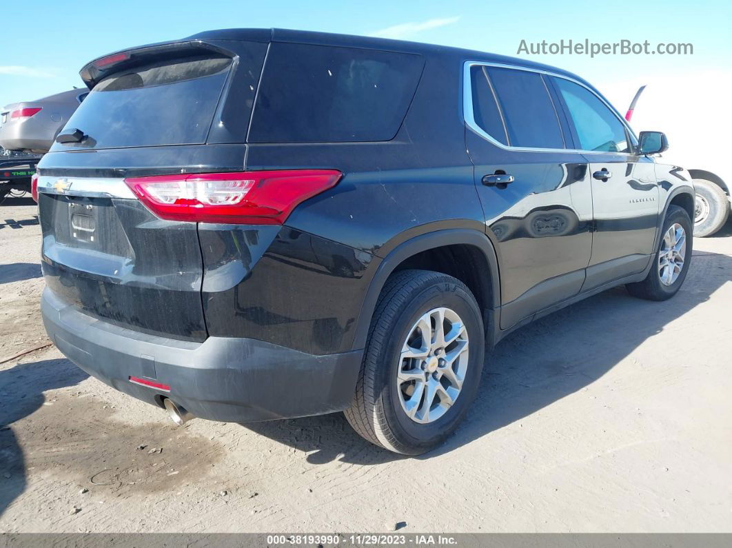 2020 Chevrolet Traverse Fwd Ls Black vin: 1GNERFKW6LJ283543