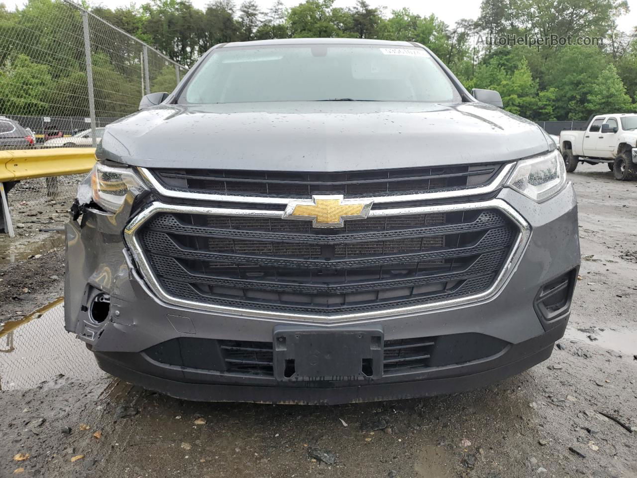 2020 Chevrolet Traverse Ls Gray vin: 1GNERFKW7LJ153450