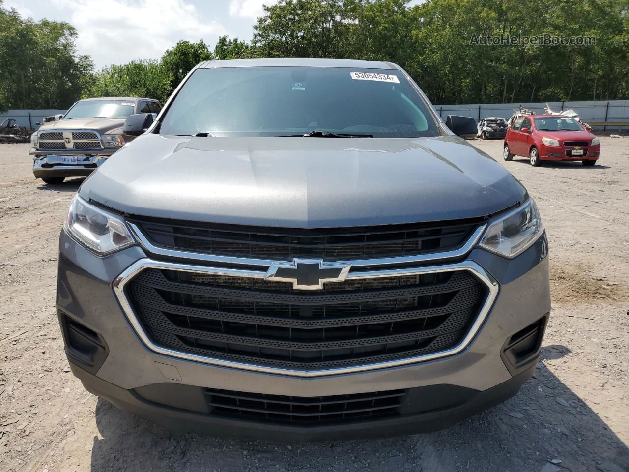 2020 Chevrolet Traverse Ls Gray vin: 1GNERFKW7LJ193382