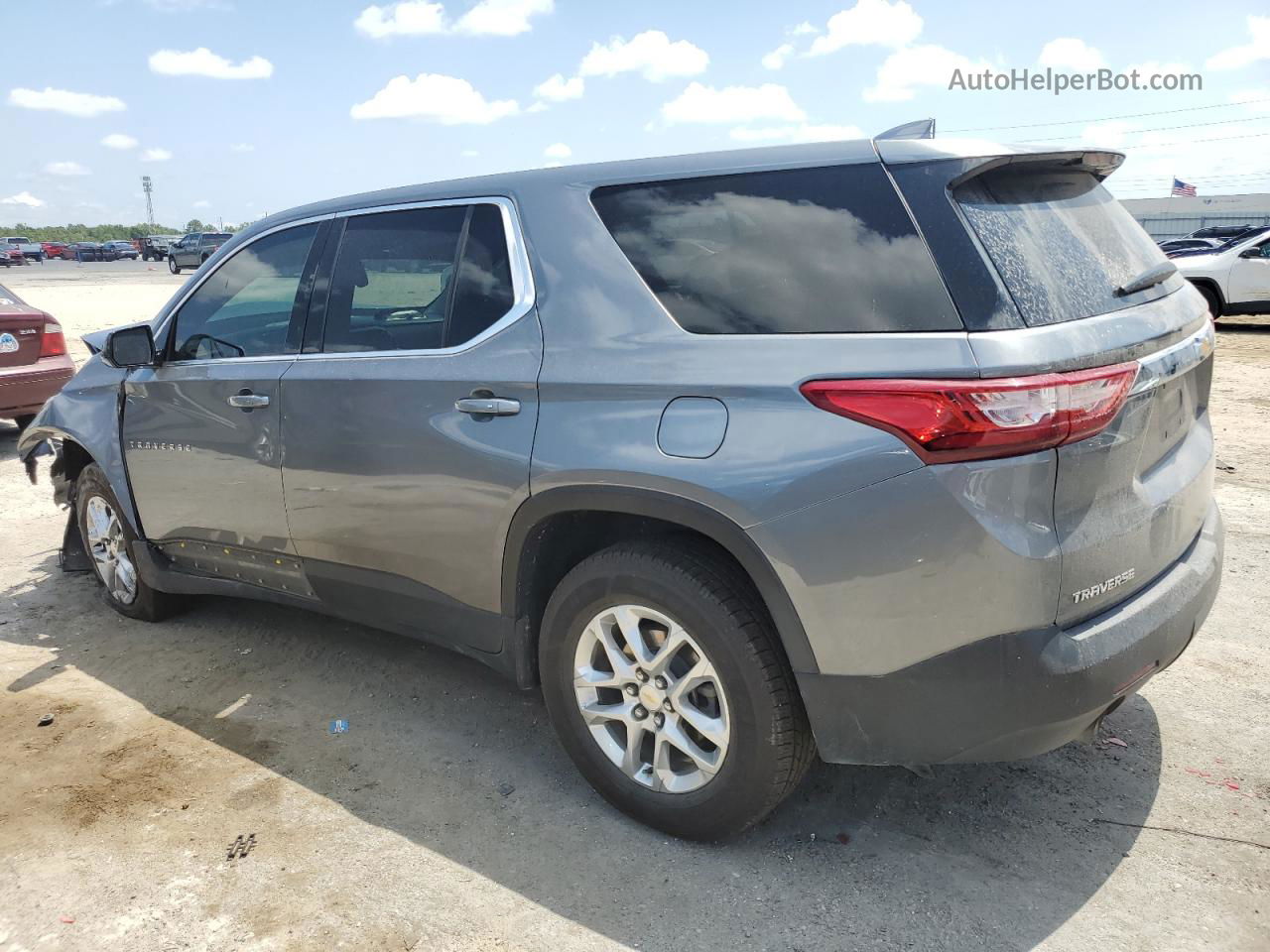 2020 Chevrolet Traverse Ls Gray vin: 1GNERFKW7LJ265553