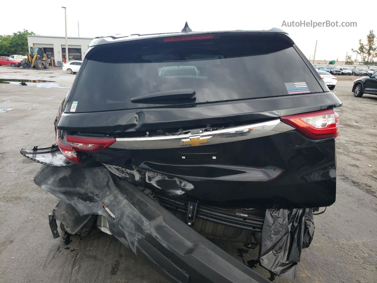 2020 Chevrolet Traverse Ls Черный vin: 1GNERFKW8LJ102877