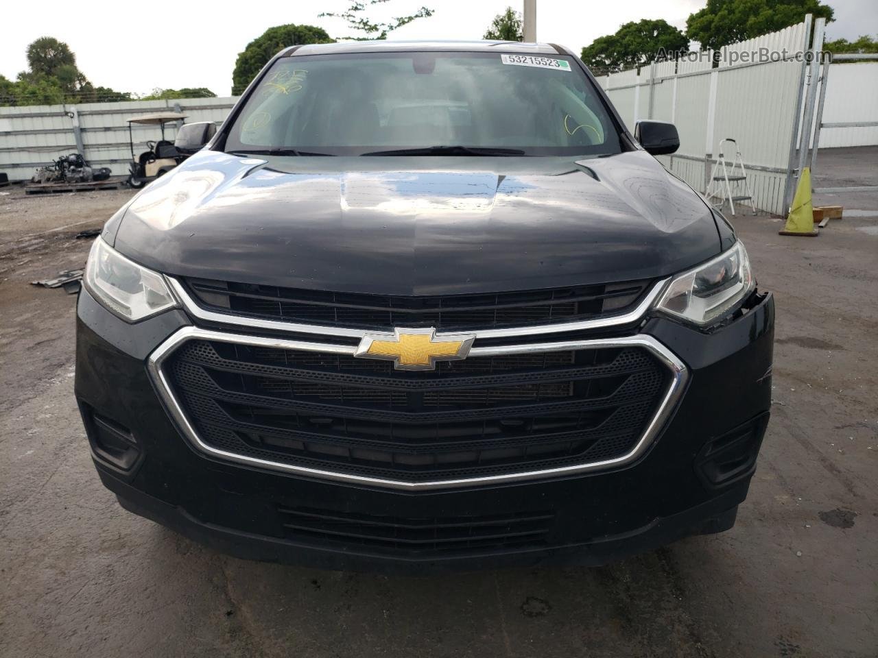 2020 Chevrolet Traverse Ls Black vin: 1GNERFKW8LJ102877