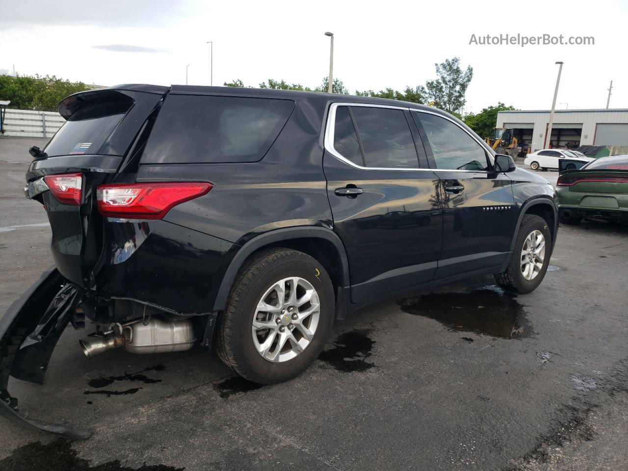 2020 Chevrolet Traverse Ls Черный vin: 1GNERFKW8LJ102877