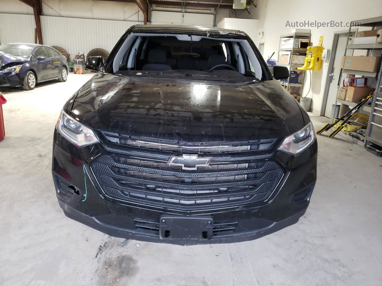 2020 Chevrolet Traverse Ls Black vin: 1GNERFKW8LJ104354