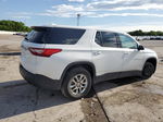 2020 Chevrolet Traverse Ls White vin: 1GNERFKW8LJ276898