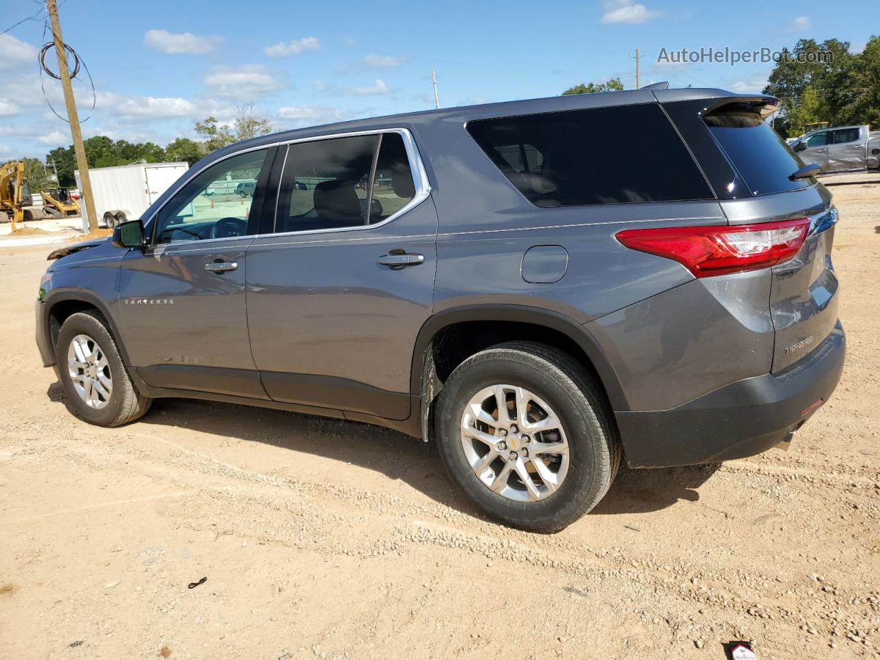 2020 Chevrolet Traverse Ls Gray vin: 1GNERFKW8LJ299534