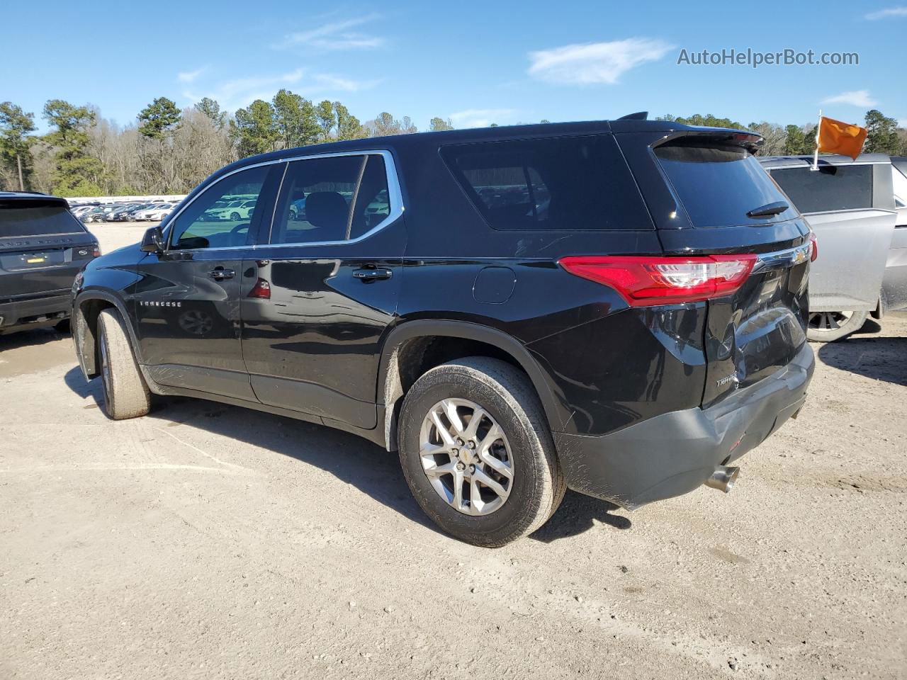 2020 Chevrolet Traverse Ls Black vin: 1GNERFKW9LJ177555