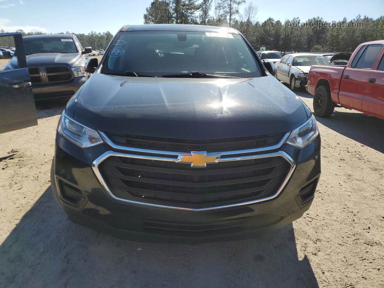 2020 Chevrolet Traverse Ls Black vin: 1GNERFKW9LJ177555