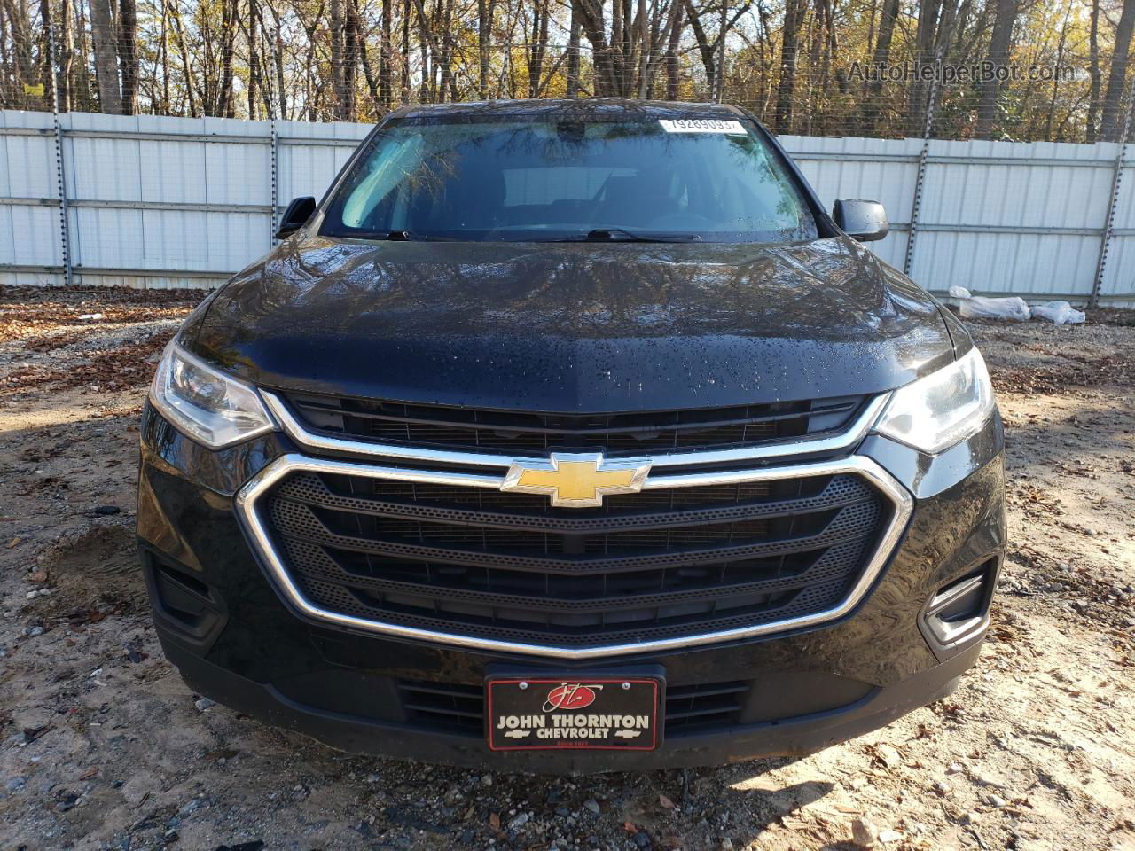 2020 Chevrolet Traverse Ls Black vin: 1GNERFKW9LJ231923