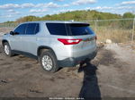 2020 Chevrolet Traverse Fwd Ls Silver vin: 1GNERFKWXLJ116098