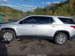 2020 Chevrolet Traverse Fwd Ls Silver vin: 1GNERFKWXLJ116098