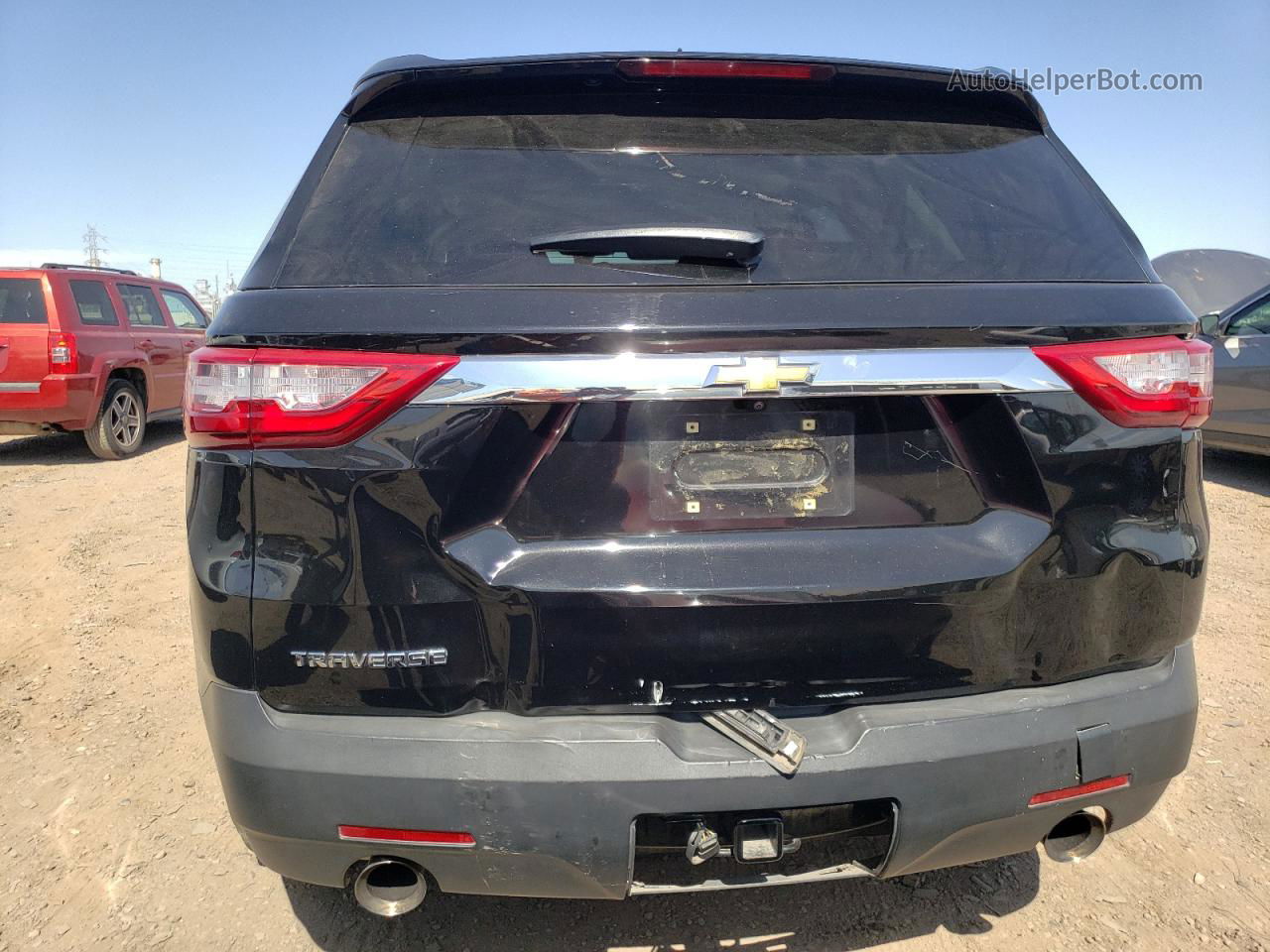 2020 Chevrolet Traverse Ls Black vin: 1GNERFKWXLJ275557