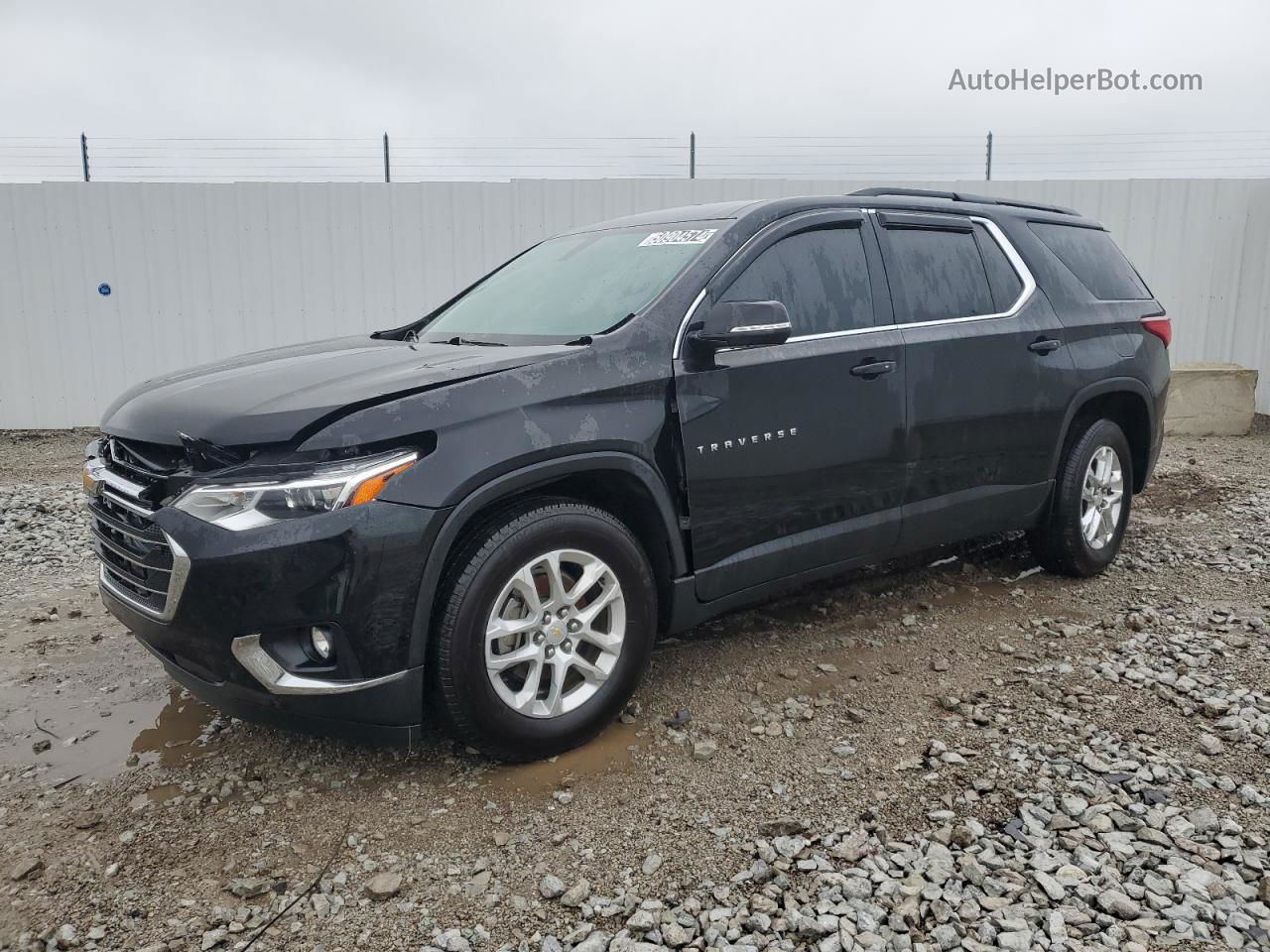 2020 Chevrolet Traverse Lt Черный vin: 1GNERGKW0LJ159905