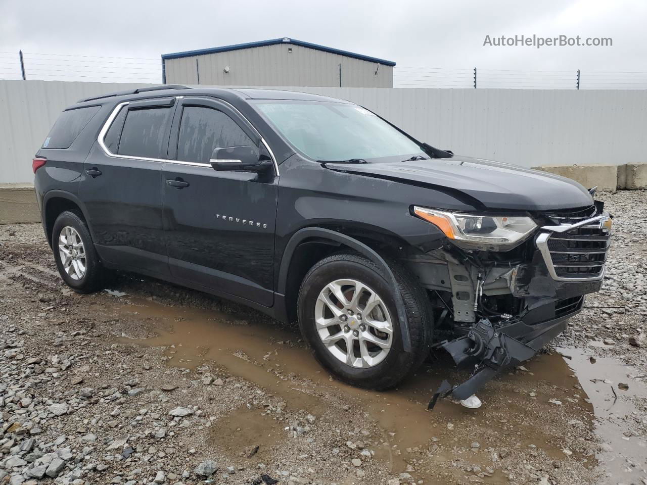 2020 Chevrolet Traverse Lt Черный vin: 1GNERGKW0LJ159905