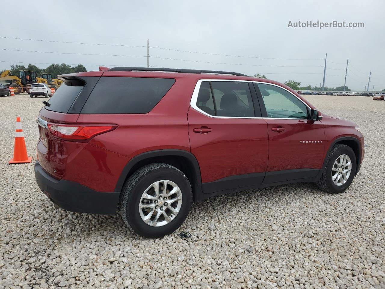 2020 Chevrolet Traverse Lt Red vin: 1GNERGKW0LJ305641