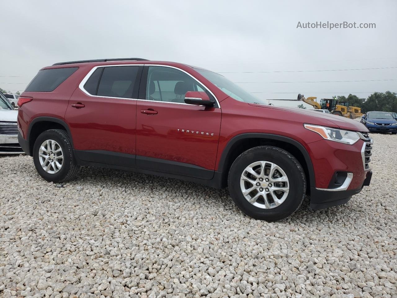 2020 Chevrolet Traverse Lt Red vin: 1GNERGKW0LJ305641