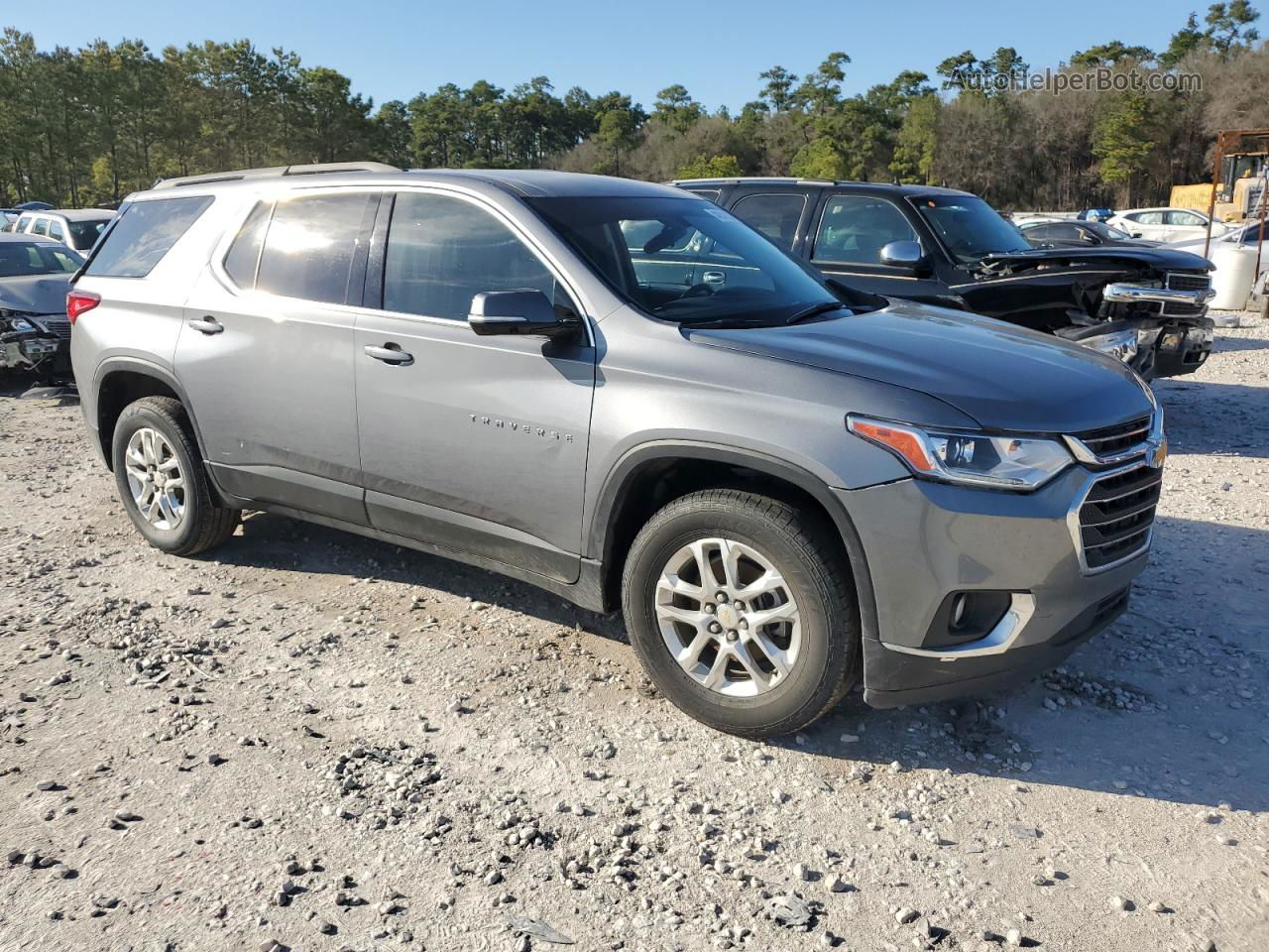 2020 Chevrolet Traverse Lt Gray vin: 1GNERGKW1LJ215608